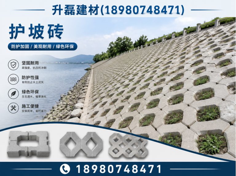 崇州市护坡砖展示图